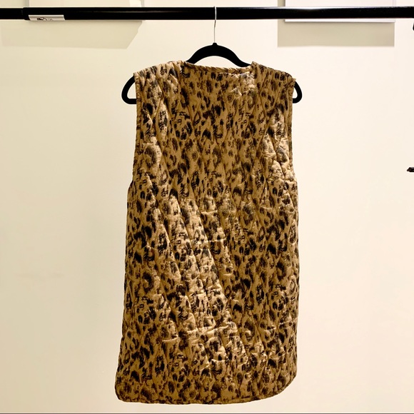 GANNI Leopard Oversized Vest - Picture 4 of 6